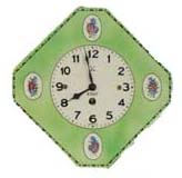 German plate clock, 8 day pendulum movement, running. — Antique Clocks Price Guide
