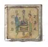 Lux Clock Co. 4 inch square case with "Beer Drinkers". — Antique Clocks Price Guide