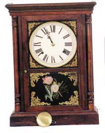 N. Pomeroy, Bristol, Ct." signed on the movement" of this fine shelf clock. — Antique Clocks Price Guide