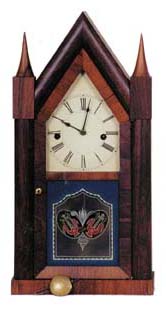 Ansonia Clock Co., Ansonia, Conn. Patent Spring Brass" Thirty Hour Clocks", per the full label, ca 1850. — Antique Clocks Price Guide