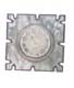 New Haven desk clock. Metal case with a green pearl overlay. — Antique Clocks Price Guide