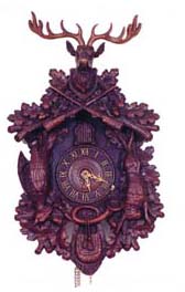 Lux American made cuckoo, movement is signed by "The Lux Clock Co.". — Antique Clocks Price Guide
