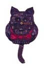 Lux "Black Cat" clock, ca 1930's. Red bow tie. — Antique Clocks Price Guide
