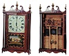 Rare "Norris North, Torrington, Conn." ca 1830, pillar and scroll clock.