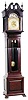 Waltham, or Harris & Harrington, long case clock, with a J.