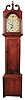 Silas Hoadley tall clock, ca 1813-1820. Walnut case, 87 inches high or 7 feet, 3 inches, a good size for most homes.