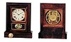 Jerome & Co. New Haven, Conn. rare and patented Eistell's program regulator clock, ca 1870.