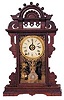Seth Thomas "Balltop" or "Eclipse" shelf clock, ca about 1900.