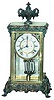 Ansonia crystal regulator "Crown", ca 1914.