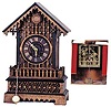 German shelf cuckoo, 8 day, cast brass movement, strikes and cooks on the hours and half hours.