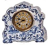 Waterbury Clock Co. porcelain clock, "Parlor No. 100", ca 1889.