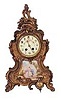 Wm. L. Gilbert Clock Co. Winsted, Conn. Metal gilt covered clock, "Kingston", a 1900.