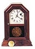 Atkins Clock Co. Bristol, Conn. miniature cottage clock.