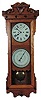 New Haven Clock Co. large wall calendar clock.