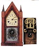 Smith & Goodrich, Bristol, Conn. Early steeple clock, ca 1844.
