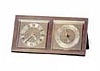 Chelsea Clock Co., clock-barometer unit, "Perry", ca 1931.