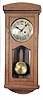 Gustav Becker box clock. 8 day movement is signed and strikes an iron coil gong on the half hour and hour.