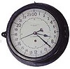 Chelsea Clock Co. Boston, ships type clock, in a case they describe as "molded phenolic material".