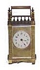 Boston Clock Co. carriage clock, "Queen Anne", ca 1890.
