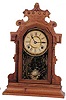 E. Ingraham walnut shelf clock, "Caprice", ca 1882.