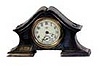 Benedict Clock Co. novelty. 30 hour Waterbury movement, porcelain dial, seconds dial, running.