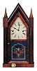 Ansonia Clock Co., Ansonia, Conn. Patent Spring Brass" Thirty Hour Clocks", per the full label, ca 1850.