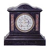 Seth Thomas marble cased clock. The case is marked on the back, "US Clock Case Co. Cincinnati, 1888".