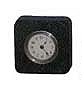 Lux bank clock with key to open the bank.