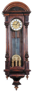 Gustav Becker 3 weight Vienna regulator. — Antique Clocks Price Guide
