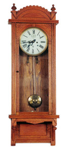 Waterbury Clock Co., "Regulator No.3", ca 1891. — Antique Clocks Price Guide