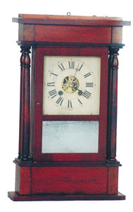 American Column Clock, c. 1940 — Antique Clocks Price Guide