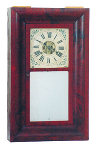 Atkins & Porter, Bristol, Conn., ca 1840-1846. 30 hour ogee clock, brass movement signed. — Antique Clocks Price Guide