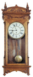 Waterbury Clock Co. hanging, "Cairo", ca 1914. — Antique Clocks Price Guide