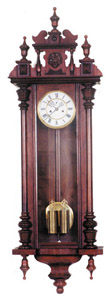 Gustav Becker 2 weight Vienna regulator, ca 1895-1900. — Antique Clocks Price Guide