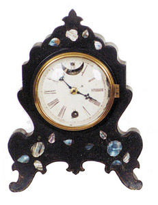 Terry or Burwell iron case shelf clock — Antique Clocks Price Guide