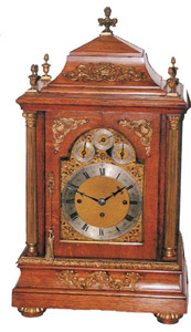 Winterhalter & Hoffmeyer Victorian Oak, Chiming Bracket Clock, ca 1890. — Antique Clocks Price Guide