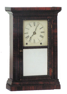 Sperry & Shaw, New York, ca 1840's, ripple case shelf clock. — Antique Clocks Price Guide