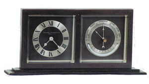 Chelsea Clock Co., Boston. Clock and barometer desk set, "Perry", serial number 195910, which dates it to the 1930-1934 era. — Antique Clocks Price Guide
