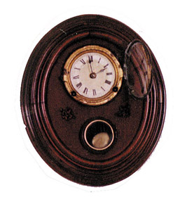 Rare and unusual F. Kroeber gallery type clock. — Antique Clocks Price Guide