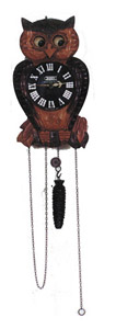 Japanese "Poppo" - Blinking Eye Owl clock. — Antique Clocks Price Guide