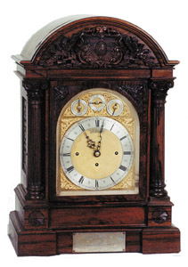 Late 19th century English bracket clock — Antique Clocks Price Guide