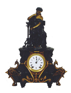 Seth Thomas & Sons statue clock, "No. 8028", ca 1876. — Antique Clocks Price Guide