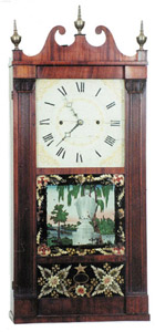 Jerome, Thompson, & Co pillar and scroll clock, ca 1826. — Antique Clocks Price Guide