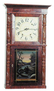 Riley Whiting column clock — Antique Clocks Price Guide