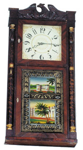 George Marsh & Co. column and splat clock — Antique Clocks Price Guide