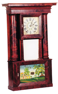 Rare Hollow Column clock by E. & G.W. Bartholomew — Antique Clocks Price Guide