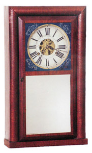 Atkins, & Porter miniature shelf clock, ca 1840-1846. — Antique Clocks Price Guide