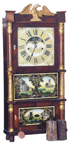 R. & J. Terry column and splat, ca 1835-1836. — Antique Clocks Price Guide
