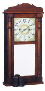 Luman Watson column and splat, ca 1820's. — Antique Clocks Price Guide