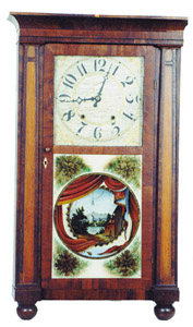 Rodney Brace column clock. — Antique Clocks Price Guide